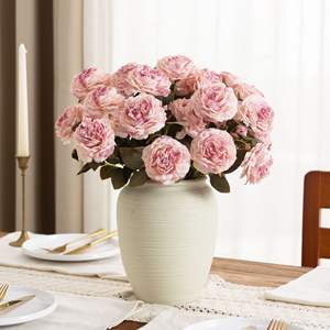 2ヘッドローストエッジオースティンローズシミュレーションフラワーシーンアレンジローズハイエンドセンスフラワーデコレーション飾り - Product Image 1