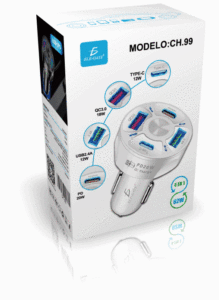 Caricatore Multiuso 4 in 1 per Auto QC3.0 PD 20W USB3.1A Type-C 12-24V Accendisigari - Product Image 5