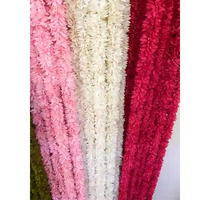 Tissu jasmin guirlande florale chaîne Punjabi indien mariage décor événement Shaadi bébé douche nuptiale douche Diwali décoration de la maison