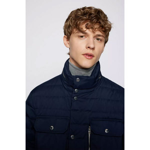 Doudoune avec logo personnalisé OEM OEM Veste d'hiver pour hommes Manteau chaud à la mode Vêtements d'extérieur décontractés en gros - Product Image 4