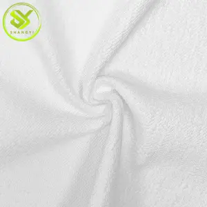 320gsm Textile Raw Material 100% Cotton BCI Certified Knit French Terry Cotton Organic Hoodie Premium Recycled Cotton Fabric
