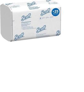 Toallas de Papel Scott Multifold, Paquete de 4000 Unidades, Toallas de Mano Comerciales Resistentes para Oficina y Baño - Product Image 1
