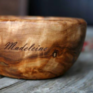 ชามสลัดไม้สักธรรมชาติปลอดภัยสำหรับอาหาร - Product Image 1