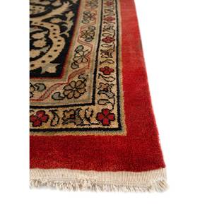 Tapis en laine noué à la main Aalam, motif médaillon rouge-orange, kilim abstrait fait main pour la maison, 9x12 rectangulaire, idéal pour adolescents, entrée et couloir - Product Image 4