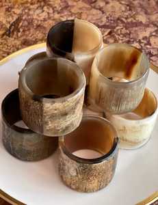 Horn <b>Napkin</b> <b>Rings</b> for Hotel Table Decorative Customized Size and Best Selling Product - Product Image 1
