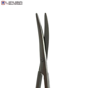 Premium LIPUMA Acero inoxidable Metzenbaum Tijeras quirúrgicas Mango azul Manual Fuente de alimentación Estándar DE SEGURIDAD MOL Garantía de 5 años - Product Image 6