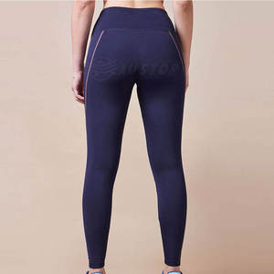 Leggings para Mujer de Fabricación Profesional, Pantalones Sólidos de la Mejor Calidad, Cintura Alta, Spandex/Poliéster, Transpirables, de Secado Rápido, Último Diseño - Product Image 6