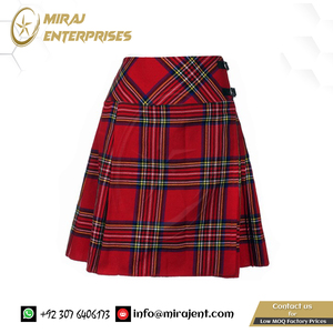 Kilt traditionnel et moderne pour hommes Highland Cotton Polyester Tartan écossais Vente en gros Tartan Kilts Meilleure qualité Prix bon marché - Product Image 2