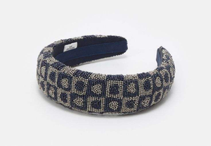 Bandeau brodé de perles pour femmes, bandeau entièrement perlé, prix de gros - Product Image 4