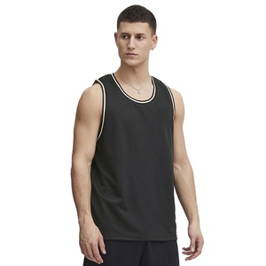 Camiseta Deportiva Personalizada de Material Acanalado con Spandex Elástico, Corte Regular, para Gimnasio, Fitness, Color Sólido, Estilo Vintage - Product Image 1