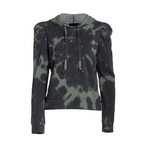 Best Selling Women's Tie Dye Pullover Hoodie Long Breathable Anti-Shrink Custom OEM Sweatshirt Winter Latest Fashion in <b>Black</b> - Product Image 1