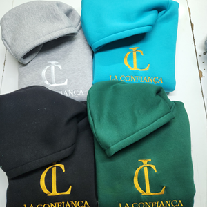 Sweats à capuche unisexes en polaire confortable de qualité supérieure, imprimés sur mesure en polyester/coton, motif uni élégant, col à capuche, flocage - Product Image 4