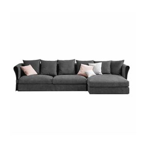 Sofá Onda con Chaise Longue en el Lado Derecho, Material de Tela Resistente para Mayor Comodidad y Estilo - Product Image 1