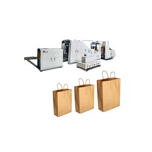 Máquina de Bolsas de Papel para Comestibles de Fondo Cuadrado, Totalmente Automática, de Alta Eficiencia, Producción Continua, Duradera - Product Image 1