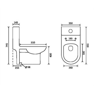 Toilette monobloc en céramique blanche Offre Spéciale articles sanitaires populaires à la mode pour salle de bain salle de bain utilisation extérieure caractéristique désodorisante - Product Image 5