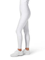 Ensemble d'équitation de luxe personnalisable pour femmes : Culotte d'équitation blanche taille haute à fermeture éclair, extensible et charmante, accessoire personnalisé