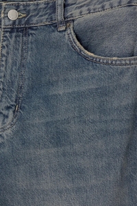 Pantalones Vaqueros Holgados de Mezclilla para Hombre, Estilo Baggy, Color Azul Marino Desteñido, 100% Algodón, Corte Holgado, Estilo Skate - Product Image 5