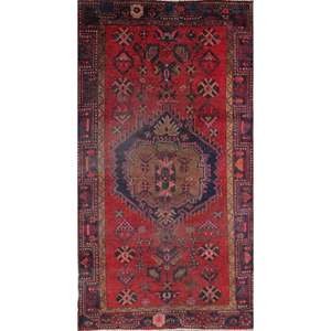 Hand Knotted Natural <b>Wool</b> Rug <b>Red</b> Rectangle Rug For Living Room Area & Hotel - Product Image 1