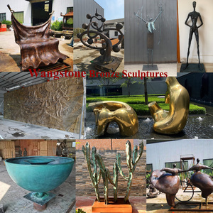 Fuente <span class=keywords><strong>de</strong></span> Agua Moderna para Exteriores <span class=keywords><strong>de</strong></span> Acero Inoxidable Pintado con Diseño <span class=keywords><strong>de</strong></span> Cáliz en Bronce - Product Image 4