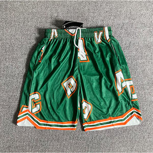Vente en gros d'été Logo personnalisé Respirant Mesh Short Impression par transfert de chaleur Hommes Short Plus Size Basketball ShortDDP expédition - Product Image 4