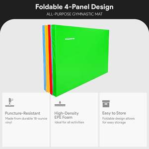 BalanceFrom Tappetino Pieghevole Multiuso 120 X 48 per Ginnastica, Esercizi e Yoga - Product Image 6