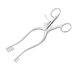 Rétracteur Adson chirurgical orthopédique WEITLANER 200 mm écarteur manuel sur mesure avec 7 78 3X4 broches finition Dall émoussée - Product Image 6