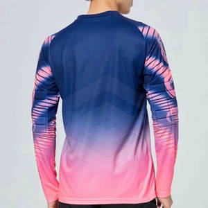 Diseña tu propia camiseta de fútbol Goal Keeper de sublimación con equipo personalizado de poliéster 100% de alta calidad pedidos a granel hechos en Pakistán - Product Image 4