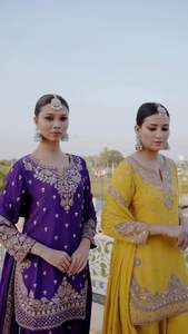 Salwar Kameez élégant à la demande pour les femmes avec Dupatta brodé, parfait pour les événements de fête et de mariage - Product Image 4