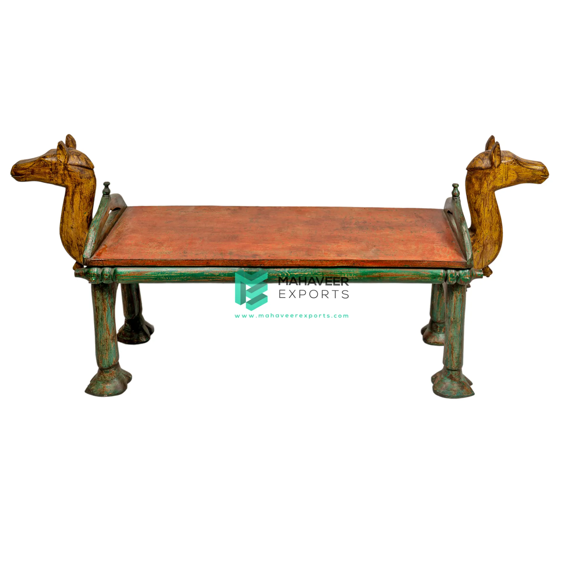 Melhor venda de madeira dois rosto camel bench em acabamento para casa sala de estar móveis de design antigo