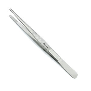 Pinzas de Acero Inoxidable Alemanas de Alta Calidad con Pasador de Alineación de 6.5 Pulgadas (16.5 cm), Herramientas Quirúrgicas Veterinarias Rectas y Dentadas - Product Image 3