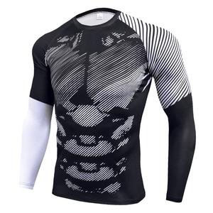 Vente directe d'usine - Rashguard respirant et écologique pour homme - Manches longues - Haute qualité - Logo/couleur personnalisable - MOQ faible - Product Image 5