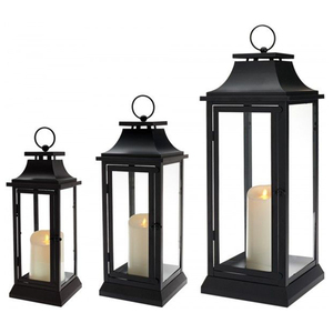 Classical Design Metal Candle Holder Lantern for Garden Outdoor & Christmas Decoration - Product Image 3