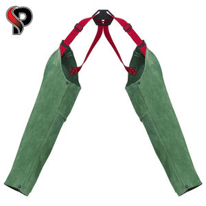 Manga de soldadura de alta temperatura PPE, Mangas de brazo de soldadura de seguridad de cuero dividido de vaca, protección de trabajo de brazo, Mangas de cuero de soldadura - Product Image 3