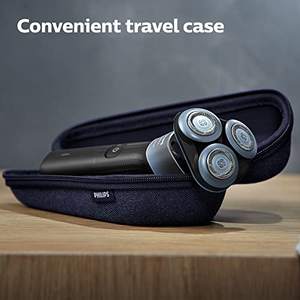 Rasoir Électrique Rechargeable Humide/Sec, Tondeuse Rotative Sans Fil, Étanche IPX7, Langue d'exploitation Allemande, Pochette de Remplacement - Product Image 1