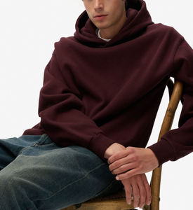 OEM personnalisé unisexe hiver décontracté surdimensionné pull à capuche durable confortable coton polyester haute qualité 3D broderie solide - Product Image 1