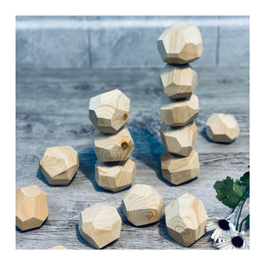 Artisan TUMI ISHI Juego de rocas de madera para un juego tranquilo y enfocado, TUMI ISHI Roca de madera Ideal para hogares minimalistas y ecológicos - Product Image 1