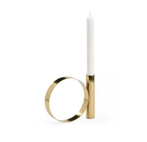 Candelabros de Metal antiguo con decoración de Luna, candelabros de Metal Vintage dorado para decoración del hogar y celebración del Día de San Valentín - Product Image 1