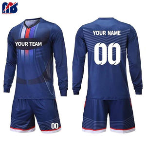 ชุดเสื้อฟุตบอลสำหรับผู้ใหญ่ชุดฟุตบอลแบบกำหนดเองกางเกงขาสั้นเสื้อครึ่งแขน - Product Image 1