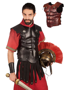Roman Armor Belt - Gladiator Pesado, cinturón ancho de cuero con 9 hebillas. ¡Para pícaros y guerreros rudos! - Product Image 5