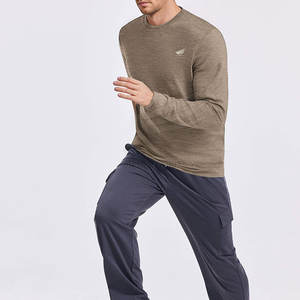 Sudadera de Manga Larga para Hombre, Informal, de Invierno, de Alta Calidad, 100% Algodón, Forro Polar, Transpirable - Product Image 4