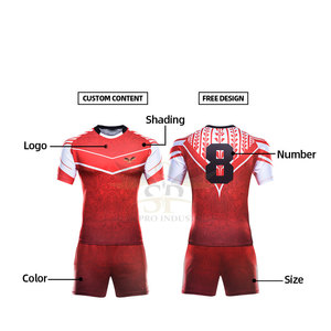 Bajo MOQ Último diseño Uniforme de rugby Transpirable Ropa deportiva al aire libre Uniforme de Rugby para unisex - Product Image 2