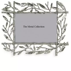 Cadre Photo tendance suspendu pour la maison hôtel Restaurant vaisselle cadre Photo argent poli Design moderne en aluminium cadre Photo - Product Image 5