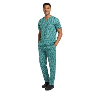 Ensemble de vêtements de travail pour hommes, confortable, haut et pantalon, tissu respirant, uniforme d'hôpital, OEM ODM, vente en gros, exportation - Product Image 1
