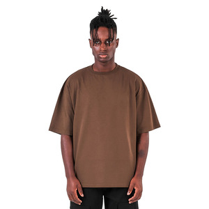 Camiseta de gran tamaño con diseño personalizado para hombre 2025, camiseta transpirable de gran tamaño, taladros de Fitness, ropa informal al por mayor, gran oferta - Product Image 1