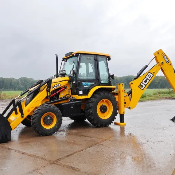 Retroescavadeira/Carregador Frontal usado CAT/JCB 420F retroescavadeira usada boa condição e preço barato máquina escavadora