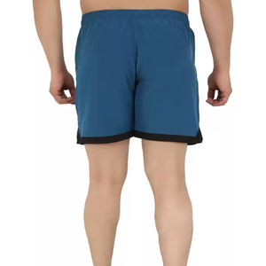 Pantalones cortos deportivos de algodón lisos en blanco con logotipo personalizado para hombre, pantalones cortos informales de verano para correr y gimnasio para hombre, venta al por mayor - Product Image 5