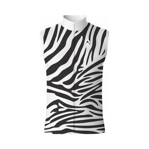 Jersey de ciclismo sin mangas con cierre de cremallera con tela transpirable de secado rápido - Product Image 1