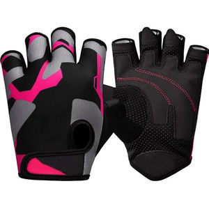 Gants d'haltérophilie Offre Spéciale demi-doigt musculation Fitness Gym au meilleur prix/prix d'usine gants de gymnastique de couleur unie - Product Image 2