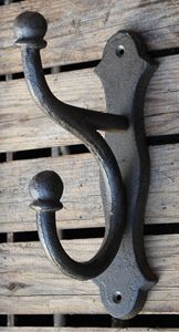 Private labelling Vintage <b>Decorative</b> Cast Iron Wall <b>Hook</b> For Rustic Farmhouse Interiors To Organize Clothing And Accessories - Product Image 3