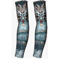 Manchon de compression pour le cyclisme, séchage rapide, respirant, protection UV, sublimation, logo personnalisé, unisexe, adultes